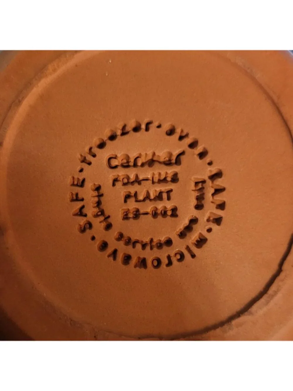 8 Cermer Glazed Blue Terracotta Ceramic 5-oz Yogurt Containers la Fermiere